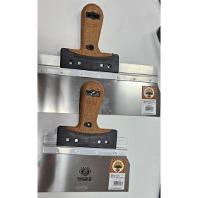   Széles lepke "SUPER PROFI" 580 x 100 mm INOX, döntött parafa nyéllel