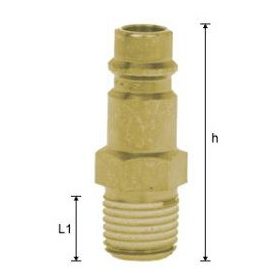 Csatlakozó: 1/8" külső menetes/ gyorscsatlakozó apa